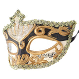 Maxbell Mardi Gras Masquerade Mask Costumes Accessory for Photo Prop Party Carnival Black