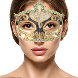 Maxbell Mardi Gras Masquerade Mask Costumes Accessory for Photo Prop Party Carnival Black