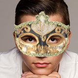 Maxbell Mardi Gras Masquerade Mask Costumes Accessory for Photo Prop Party Carnival Black