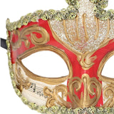 Maxbell Mardi Gras Masquerade Mask Costumes Accessory for Photo Prop Party Carnival Red