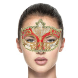 Maxbell Mardi Gras Masquerade Mask Costumes Accessory for Photo Prop Party Carnival Red