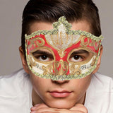 Maxbell Mardi Gras Masquerade Mask Costumes Accessory for Photo Prop Party Carnival Red