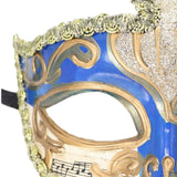 Maxbell Mardi Gras Masquerade Mask Costumes Accessory for Photo Prop Party Carnival Blue