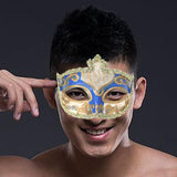 Maxbell Mardi Gras Masquerade Mask Costumes Accessory for Photo Prop Party Carnival Blue