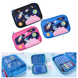 Maxbell 3D Pencil Bags Pen Bag Stationery Pouch Pen Marker Holder for Birthday Gifts Black