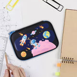 Maxbell 3D Pencil Bags Pen Bag Stationery Pouch Pen Marker Holder for Birthday Gifts Black