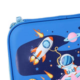 Maxbell 3D Pencil Bags Pen Bag Stationery Pouch Pen Marker Holder for Birthday Gifts Blue