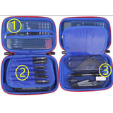 Maxbell 3D Pencil Bags Pen Bag Stationery Pouch Pen Marker Holder for Birthday Gifts Blue