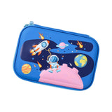Maxbell 3D Pencil Bags Pen Bag Stationery Pouch Pen Marker Holder for Birthday Gifts Blue