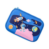 Maxbell 3D Pencil Bags Pen Bag Stationery Pouch Pen Marker Holder for Birthday Gifts Blue