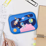 Maxbell 3D Pencil Bags Pen Bag Stationery Pouch Pen Marker Holder for Birthday Gifts Blue
