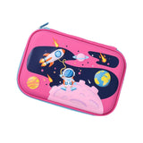 Maxbell 3D Pencil Bags Pen Bag Stationery Pouch Pen Marker Holder for Birthday Gifts Rose Red