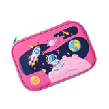 Maxbell 3D Pencil Bags Pen Bag Stationery Pouch Pen Marker Holder for Birthday Gifts Rose Red