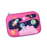 Maxbell 3D Pencil Bags Pen Bag Stationery Pouch Pen Marker Holder for Birthday Gifts Rose Red
