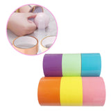 Maxbell 6 Pieces Candy Color Tape 25mx4.8cm for Party Favor Adult