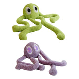 Maxbell Soft Long Legs Octopus Doll Stuffed Animal Plush Toy for Home Bedroom Decor Green 1m