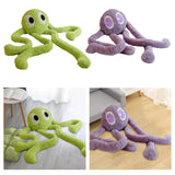 Maxbell Soft Long Legs Octopus Doll Stuffed Animal Plush Toy for Home Bedroom Decor Green 1m