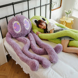 Maxbell Soft Long Legs Octopus Doll Stuffed Animal Plush Toy for Home Bedroom Decor Green 1m