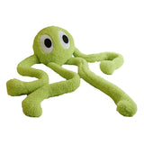 Maxbell Soft Long Legs Octopus Doll Stuffed Animal Plush Toy for Home Bedroom Decor Green 1m