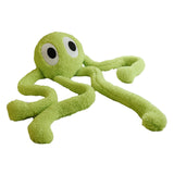 Maxbell Soft Long Legs Octopus Doll Stuffed Animal Plush Toy for Home Bedroom Decor Green 1m