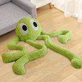 Maxbell Soft Long Legs Octopus Doll Stuffed Animal Plush Toy for Home Bedroom Decor Green 1m