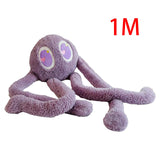 Maxbell Soft Long Legs Octopus Doll Stuffed Animal Plush Toy for Home Bedroom Decor Violet 1m