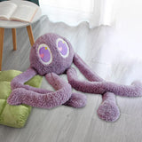 Maxbell Soft Long Legs Octopus Doll Stuffed Animal Plush Toy for Home Bedroom Decor Violet 1m