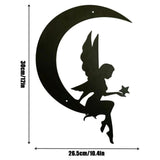 Maxbell Fairy Silhouette Statue Silhouette Wall Art for Dining Room Porch Table