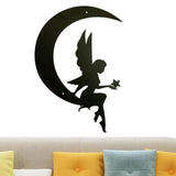 Maxbell Fairy Silhouette Statue Silhouette Wall Art for Dining Room Porch Table