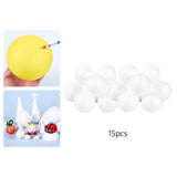 Maxbell Craft White Foam Ball Smooth DIY for Crafting Wedding Flower Arrangement 15pcs 100mm
