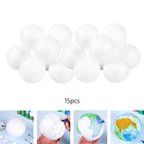 Maxbell Craft White Foam Ball Smooth DIY for Crafting Wedding Flower Arrangement 15pcs 100mm