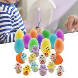 Maxbell 12x Prefilled Easter Eggs with Toys Holiday Figures Dolls 25x18x5cm