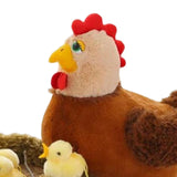 Maxbell Simulation Large Hen Chick Sculpture for Easter Sunday Courtyard Decorative style A