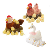 Maxbell Simulation Large Hen Chick Sculpture for Easter Sunday Courtyard Decorative style A