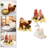 Maxbell Simulation Large Hen Chick Sculpture for Easter Sunday Courtyard Decorative style A