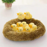 Maxbell Simulation Large Hen Chick Sculpture for Easter Sunday Courtyard Decorative style A