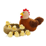 Maxbell Simulation Large Hen Chick Sculpture for Easter Sunday Courtyard Decorative style A