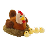 Maxbell Simulation Large Hen Chick Sculpture for Easter Sunday Courtyard Decorative style A