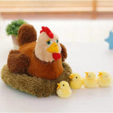 Maxbell Simulation Large Hen Chick Sculpture for Easter Sunday Courtyard Decorative style A