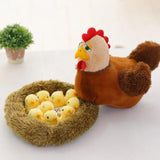 Maxbell Simulation Large Hen Chick Sculpture for Easter Sunday Courtyard Decorative style A