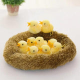 Maxbell Simulation Large Hen Chick Sculpture for Easter Sunday Courtyard Decorative style B