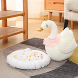 Maxbell Animal Plush Toy Swan Sculpture Cute for Easter Outdoor Indoor Decorative