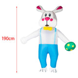 Maxbell Funny Easter Rabbit Inflatable Costume Adults for Carnival Party Holdiay