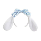 Maxbell Cute Rabbit Ear Headband Costume Accessories Hairhoop for Holiday Decoration White