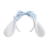 Maxbell Cute Rabbit Ear Headband Costume Accessories Hairhoop for Holiday Decoration White