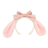 Maxbell Cute Rabbit Ear Headband Costume Accessories Hairhoop for Holiday Decoration Pink