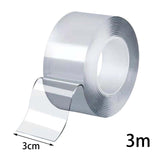 Maxbell Entertainment Sticky Tape with Glitter Powder 1mm Thickness Party Game 3cmx3m