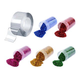 Maxbell Entertainment Sticky Tape with Glitter Powder 1mm Thickness Party Game 3cmx5m