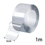 Maxbell Entertainment Sticky Tape with Glitter Powder 1mm Thickness Party Game 5cmx1m