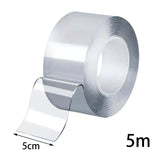 Maxbell Entertainment Sticky Tape with Glitter Powder 1mm Thickness Party Game 5cmx5m